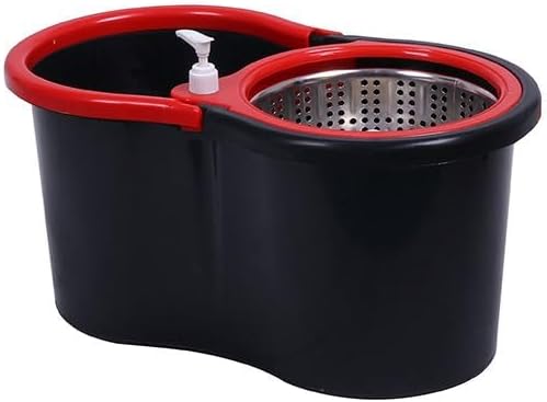 Spin Mop & Bucket Set | 2 Microfibre Heads Included | 360° Rotation