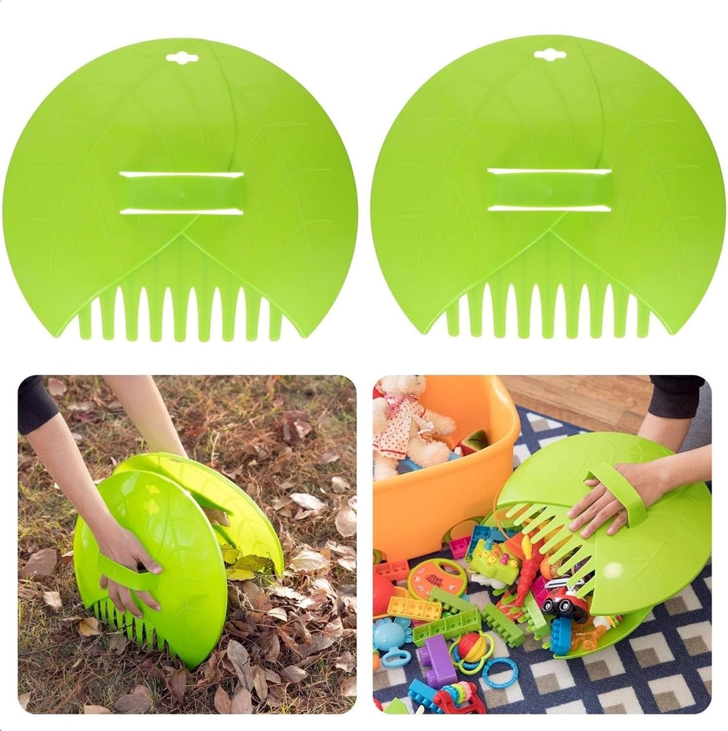 Large Leaf Grabber Claws — Set of 2 | Lightweight Garden Collector